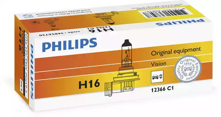 Лампа накаливания противотуманная фары PHILIPS 12366C1