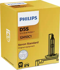 Лампа накаливания фара дальнего света xenon PHILIPS 12410C1