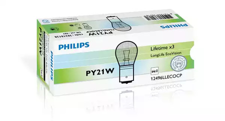 Лампа накаливания фонарь указателя поворота PHILIPS 12496LLECOCP