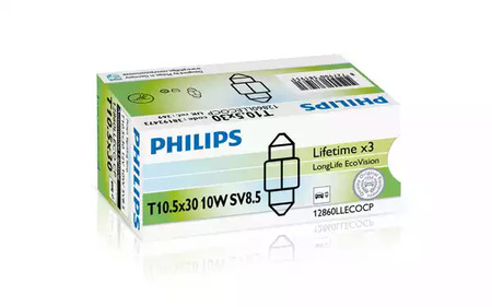 Лампа накаливания oсвещение салона PHILIPS 12860LLECOCP