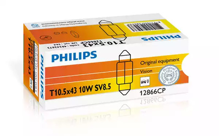 Лампа накаливания oсвещение салоны PHILIPS 12866CP