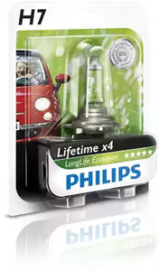 Лампа накаливания фара дальнего света PHILIPS 12972LLECOB1