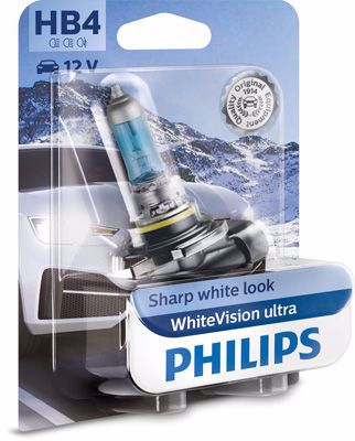 Лампа накаливания фара дальнего света whitevision ultra