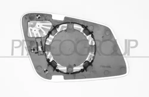 Bm7067516 стекло зеркала bmw x1 f48 08/15 - 09/19 с подогревом асферич. левого PRASCO BM7067516