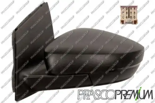 Vg0237134p зеркало двери лев. электр. с обогр.черн. PRASCO VG0237134P