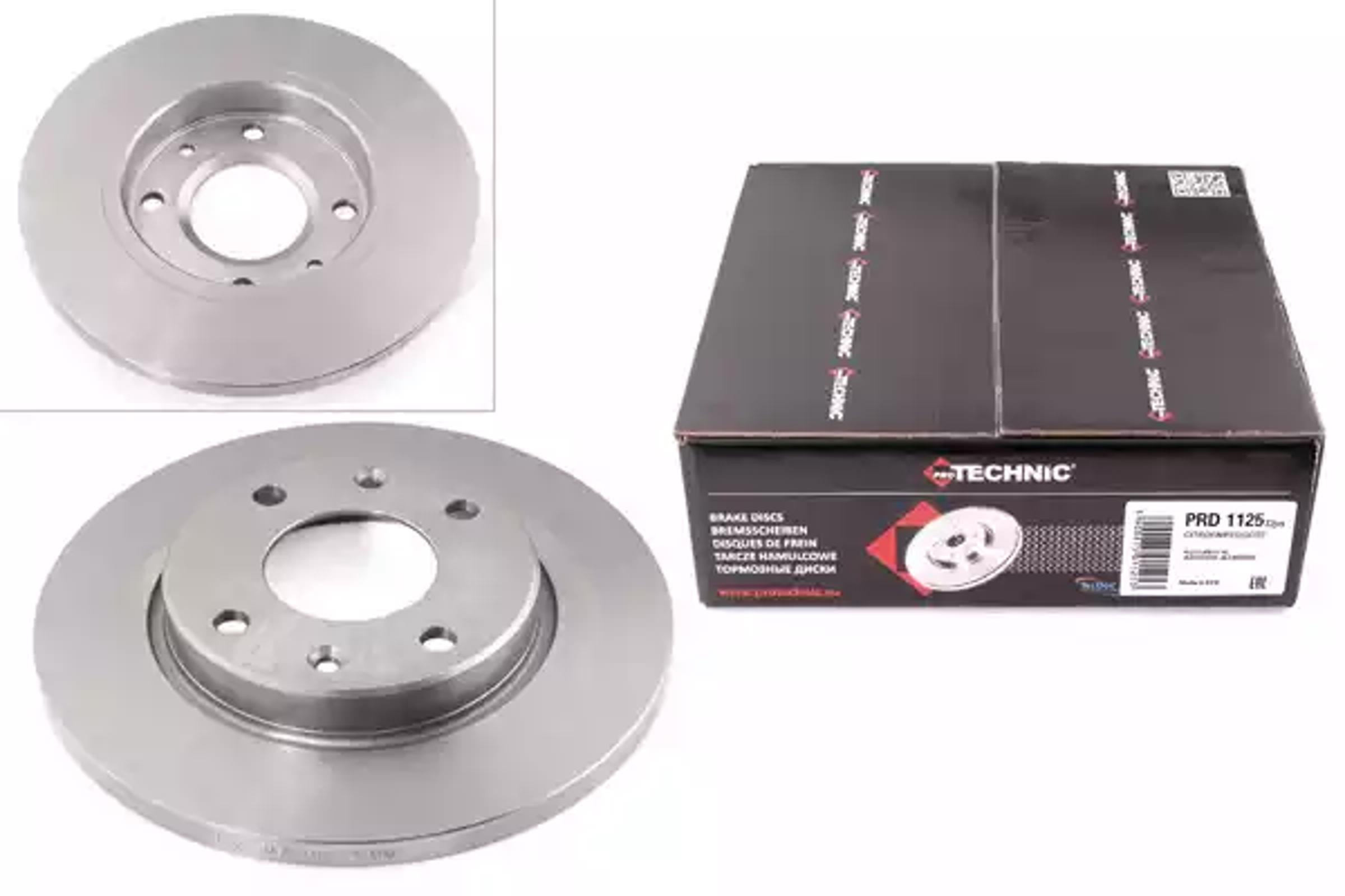 Диск тормозной PROTECHNIC PRD1125