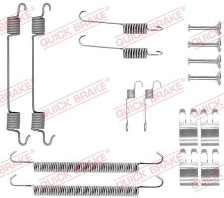 Комплектующие тормозной колодки QUICK BRAKE 105-0029