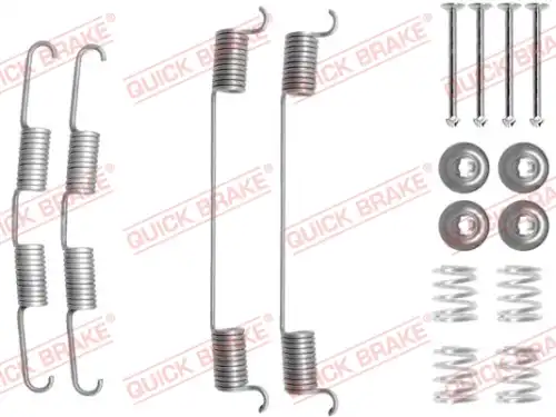 Монтажный комплект тормозных колодок QUICK BRAKE 105-0724R