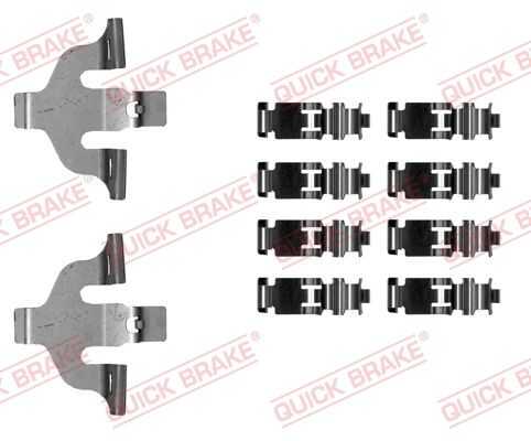 Комплект монтажный тормозных колодок передн QUICK BRAKE 109-0030