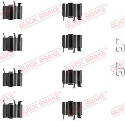 Комплектующие колодок дискового тормоза QUICK BRAKE 109-1244