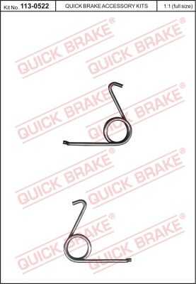 Деталь QUICK BRAKE 113-0522