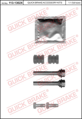 Комплект направляющей гильзы QUICK BRAKE 113-1302X
