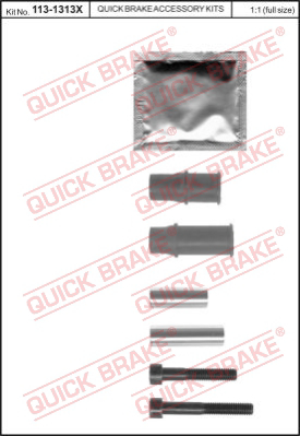 Комплект направляющей гильзы QUICK BRAKE 113-1313X