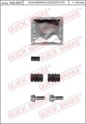 Комплект принадлежностей тормо QUICK BRAKE 113-1317