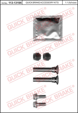 Комплект направляющей гильзы QUICK BRAKE 113-1319X