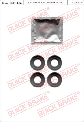 Комплект принадлежностей тормо QUICK BRAKE 113-1332