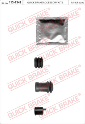 Комплект принадлежностей тормо QUICK BRAKE 113-1342