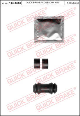 Комплект принадлежностей тормо QUICK BRAKE 113-1343