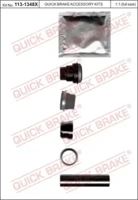Ремкомплект тормозного суппорта QUICK BRAKE 113-1348X