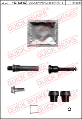 Комплект направляющей гильзы QUICK BRAKE 113-1354X