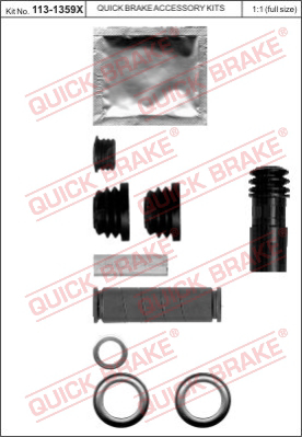 Комплект направляющей гильзы QUICK BRAKE 113-1359X