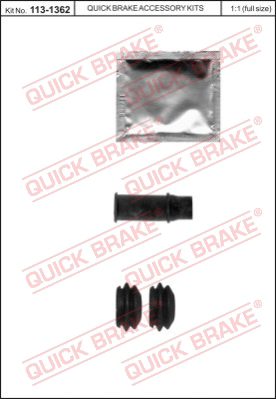 Комплект принадлежностей тормо QUICK BRAKE 113-1362