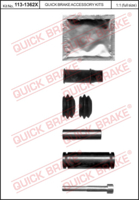 Комплект направляющей гильзы QUICK BRAKE 113-1362X