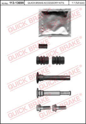 Комплект направляющей гильзы QUICK BRAKE 113-1369X