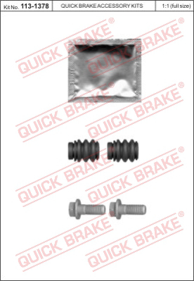 Комплект принадлежностей тормо QUICK BRAKE 113-1378