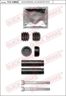 Комплект направляющей гильзы QUICK BRAKE 113-1386X