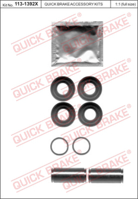 Комплект направляющей гильзы QUICK BRAKE 113-1392X