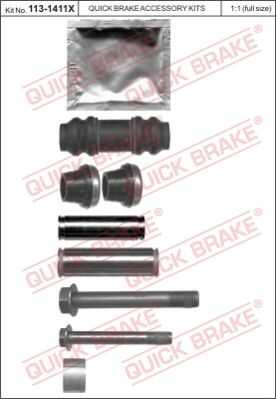 Комплект направляющей гильзы QUICK BRAKE 113-1411X