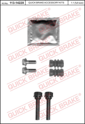 Комплект направляющей гильзы QUICK BRAKE 113-1422X