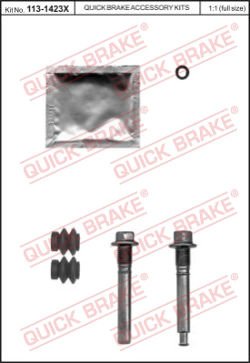 Комплект направляющей гильзы QUICK BRAKE 113-1423X