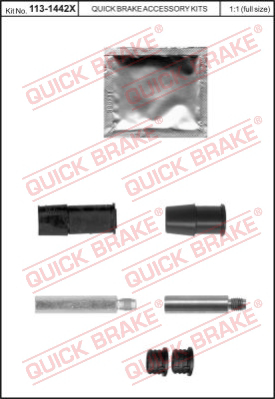 Комплект направляющей гильзы QUICK BRAKE 113-1442X