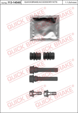 Комплект направляющей гильзы QUICK BRAKE 113-1454X