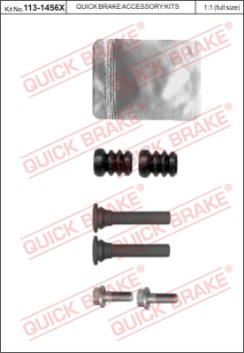 Комплект направляющей гильзы QUICK BRAKE 113-1456X