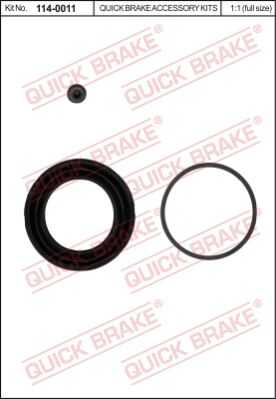 Ремкомплект тормозного суппорта QUICK BRAKE 114-0011