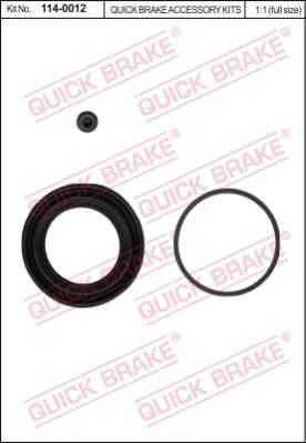 Ремкомплект тормозного суппорта QUICK BRAKE 114-0012
