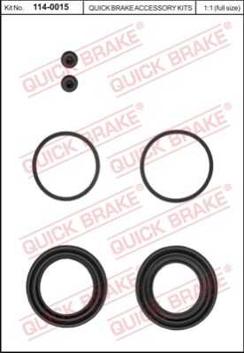Ремкомплект тормозного суппорта QUICK BRAKE 114-0015