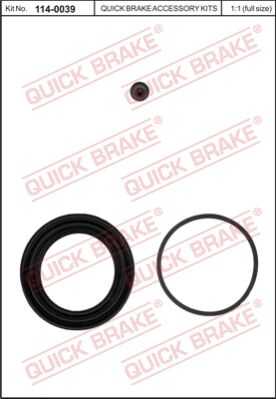 Ремкомплект тормозного суппорта QUICK BRAKE 114-0039