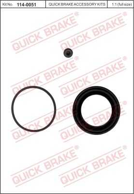 Ремкомплект тормозного суппорта QUICK BRAKE 114-0051