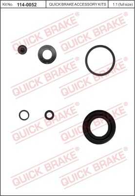 Ремкомплект тормозного суппорта QUICK BRAKE 114-0052