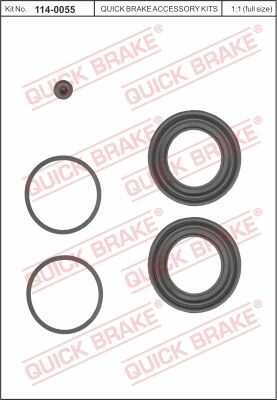 Ремкомплект тормозного суппорта QUICK BRAKE 114-0055