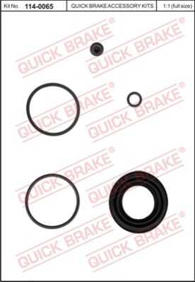 Ремкомплект тормозного суппорта QUICK BRAKE 114-0065