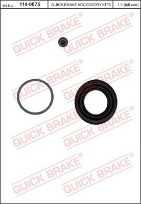 Ремкомплект тормозного суппорта QUICK BRAKE 114-0075