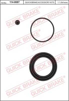 Ремкомплект тормозного суппорта QUICK BRAKE 114-0087