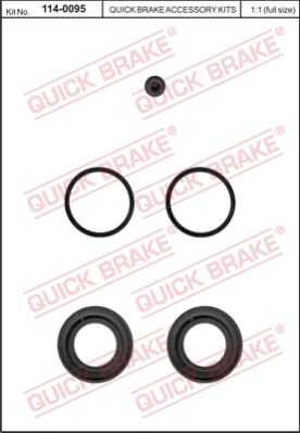 Ремкомплект тормозного суппорта QUICK BRAKE 114-0095