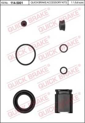 Ремкомплект тормозного суппорта QUICK BRAKE 114-5001