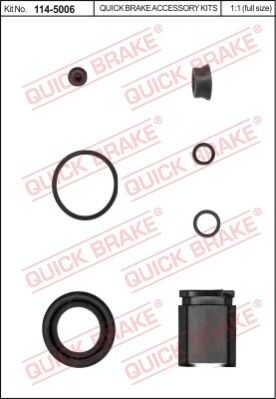 Ремкомплект тормозного суппорта QUICK BRAKE 114-5006